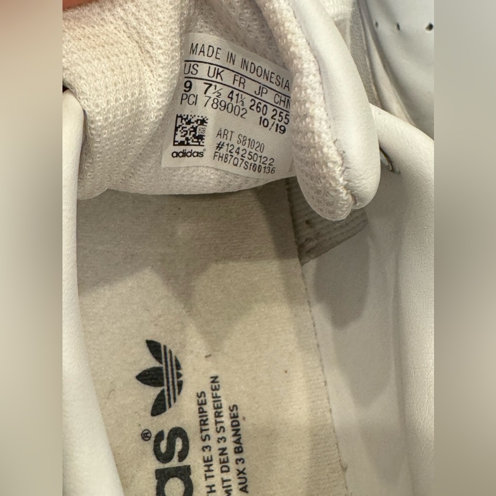 adidas Originals Stan Smith Sneaker size 9 Women's navy and white - Picture 3 of 11